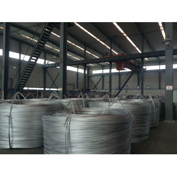 Round Bare Aluminum Electrical Wire 6mm 7mm 8mm 9.5mm