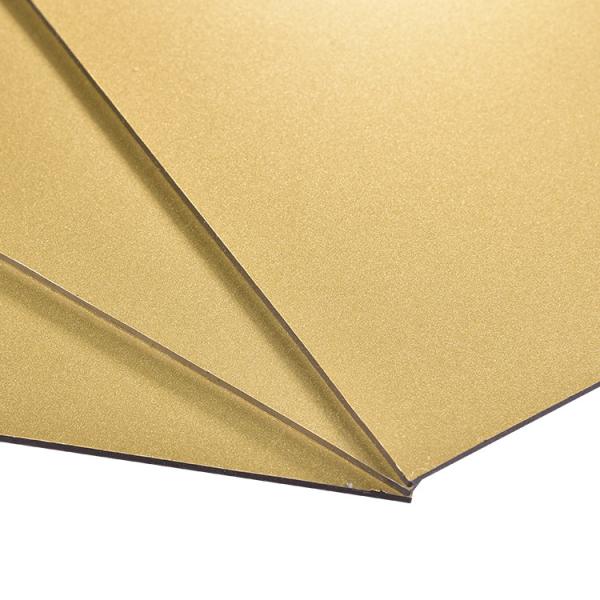 Quality Impact Resistant Sparkle Aluminum Composite Panel A2/B1 Fireproof Grade with Surface Gloss ≥60% for sale