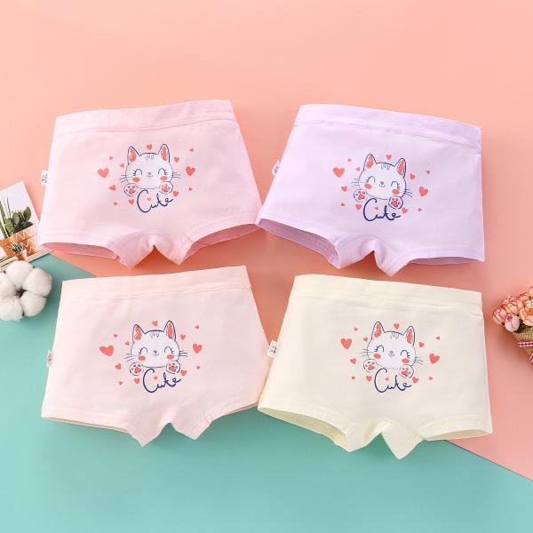 Quality A Leggings XL 2XL Soft Cotton Cartoon Character Boxer Shorts For Girls for sale
