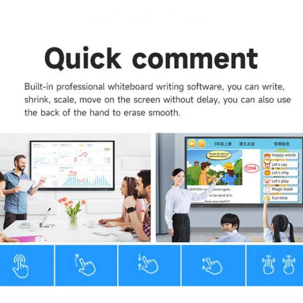 ​School Teaching Smart Interactive Whiteboard All In One Conference Interactive Whiteboard