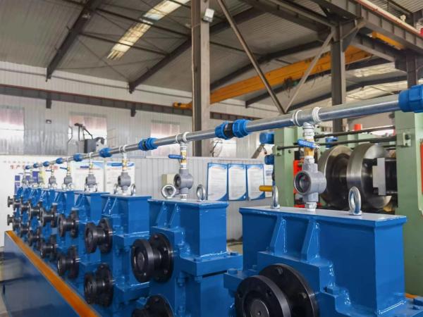 Quality High Precison Pipe Mill Machine with Brand Cold Saw Servo Motor for sale