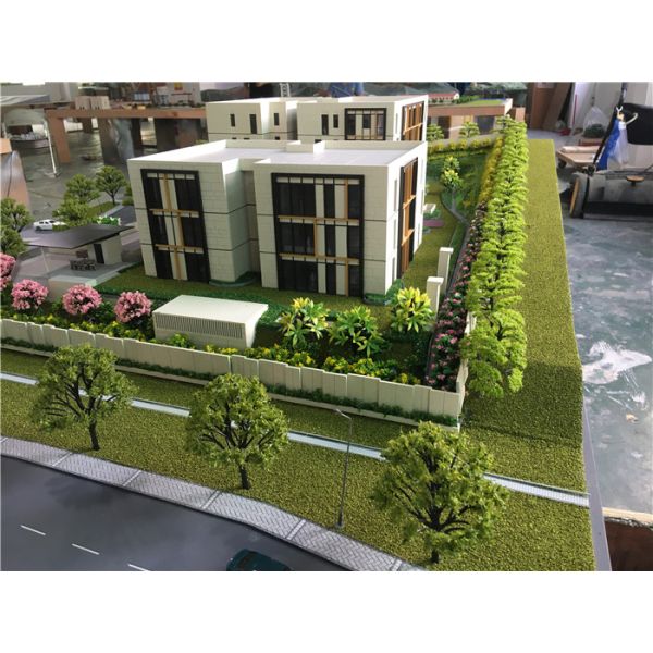 50% Internal Lighting Architectural Mockup Maquette House Model For Marketing Launch