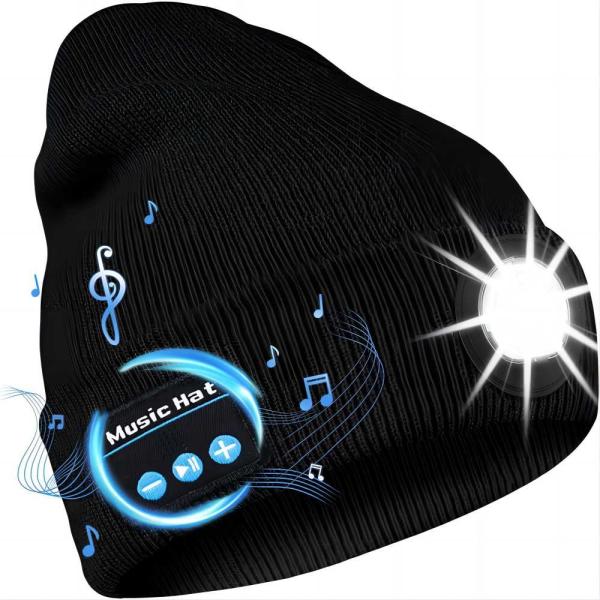 Quality LED Bluetooth Video Hat,5.0-megapixel HD resolution Wearable Portable Video camera with music enjoy headlamp for Patrol for sale