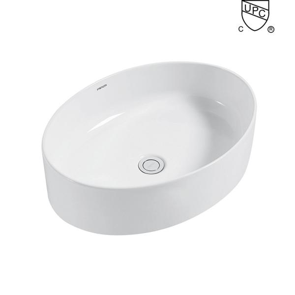 Quality Modern UPC Vanity Countertop Basin Ceramic Oval Without overflow for sale