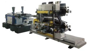 China Conical Plastic Pipe Production Line , PP Pipe Production Line 15-125 Kw Power on sale