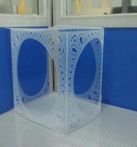 Custom pvc lampshade digital cutting machine computer control