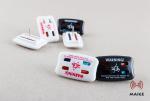 Security System Lapel EAS Shop Security Tags Two Tubes Ink Pin ROHS Approved