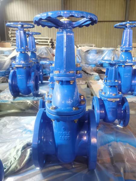 Quality Resilient Wedge Flanged Metal Seat Gate Valve 8" ISO9001 Certificated for sale