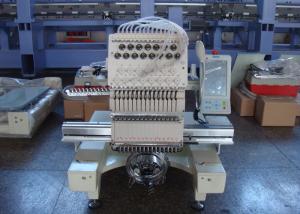China Jackets Towels Bags Single Head Embroidery Machine , Industrial Embroidery Sewing Machine With 15 Needles on sale