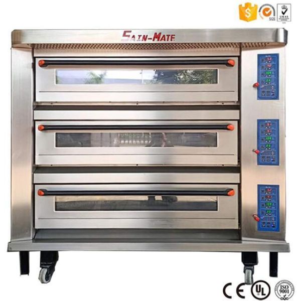 Commerical 2 Deck 10 Trays Snack Equipment Gas Deck Oven Food Oven Baking Oven