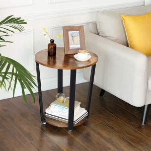Buy cheap Round Side Table for Home, Small Round Sofa End Table, Industrial Side Table, ULET57X product