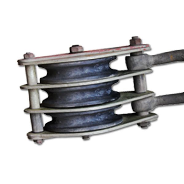 Alternative Steel Wire Rope Pulley Block , Stringing Iron Rope Pulley Block