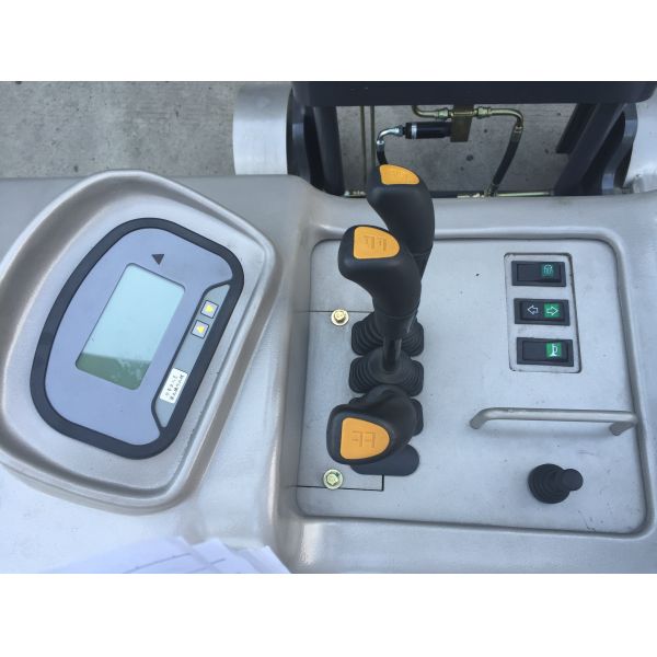 High Lifting Height 12m 2 Ton Reach Forklift with 122mm Fork Width AC Motor Powered