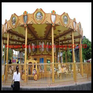 China rides game 24 seats big luxury carousel horse for sale on sale