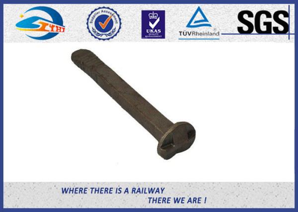 Quality Offset Head Metal Fence Railroad Track Spikes / Rail Screw Spikes for sale