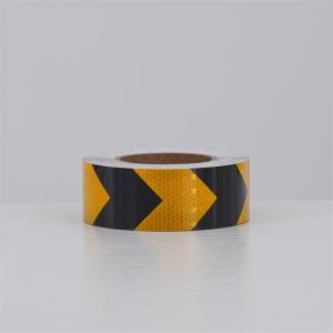 China Arrow Reflective Striping Tape Yellow Reflective Strips Lattice on sale