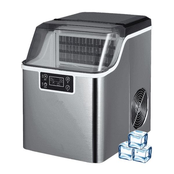 Quality Stainless Steel Countertop Ice Maker 20kg Mini Portable Ice Cube Block Production for Food and Beverage for sale