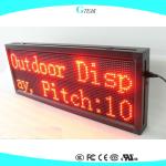 Scrolling running message electronic led display