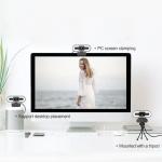 HD 1080P 2K 4K Webcam Auto Focus Fill Light Web Camera With Microphone Live