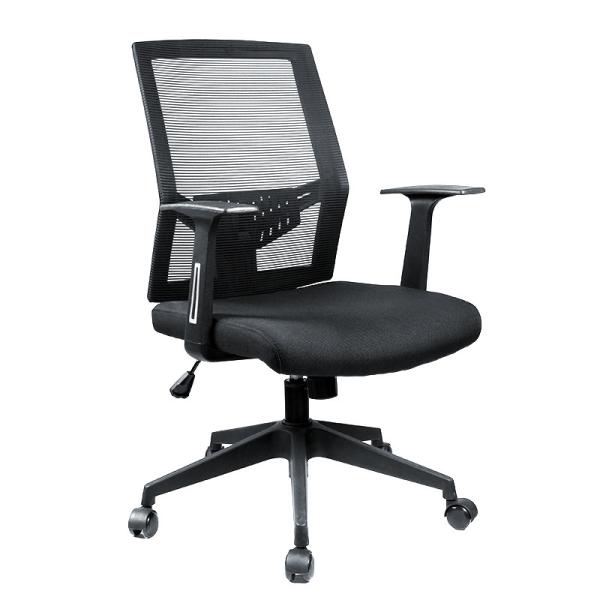 Quality High Back Black Mesh Office Chair / Ergonomic Swivel Chair With Headrest for sale