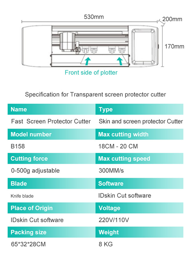 Hydrogel Film Cutting Machine Vmax-Electronic google pixel 7 pro screen protec Sticker Wrap Mobile Sticker Cutter