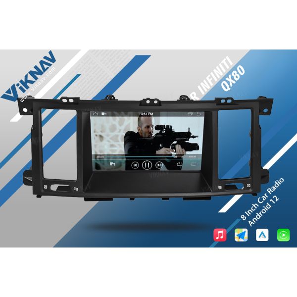 8 Inch Android Infiniti Head Unit Car Stereo Radio QX80 2013-2020 DVD Multimedia Player
