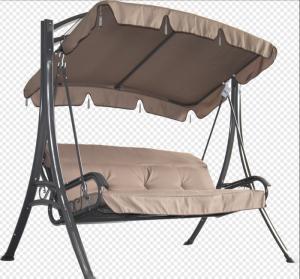 220G Polyester Cushion Garden Textilene Hammock With Canopy