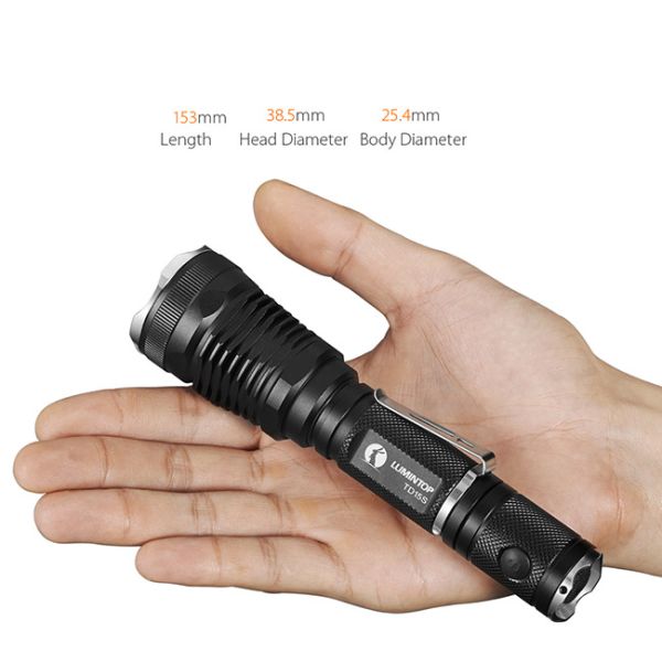 Easy Operation Hunting LED Flashlight Four Modes IPX - 8 Waterproof