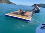 Drop Stitch Inflatable Floating Water Lounge Raft Inflatable Swimming Float