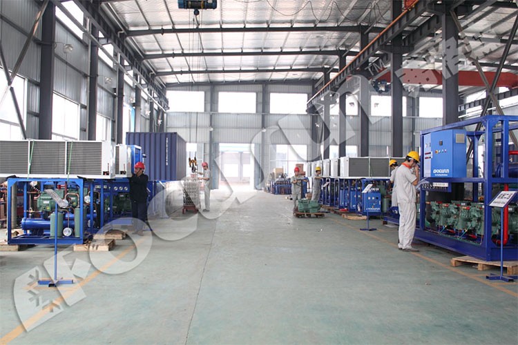 PLC Core Components Commercial Square Cube Ice Maker Machine for Ice and 380v Voltage