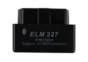 Buy cheap Super MINI ELM327 Bluetooth Version OBD2 Diagnostic Scanner Firmware V2.1 in Black Color product