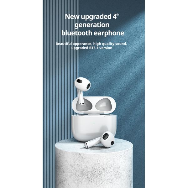 I4 pro new apple airpods 3rd generation 2021 True Wireless Stereo Earbuds Waterproof Answering Phone Anc Tws Earbuds
