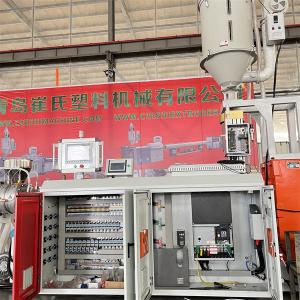 Buy cheap HDPE PE Plastic Water Hydraulic Extruder 16-63mm PVC Double Pipe Making Machine product