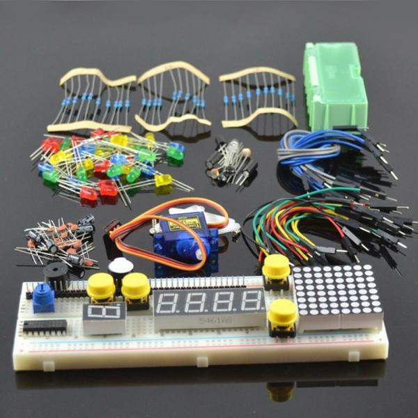 Quality Enthusiasts Starter Kit for Arduino with 830 Breadboard and Mini Sevor Diy Learning parts for sale