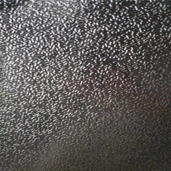 Three rib pattern 1060 embossed aluminum plate