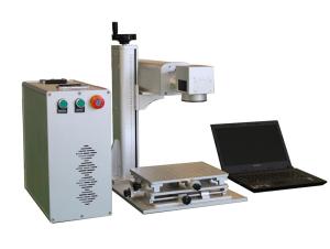 China 3 YEAR Mini Fiber Laser Marking Machine For Stainless Steel Metal Jewellery on sale