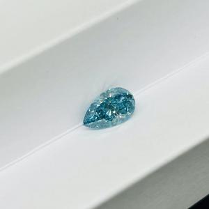 China sustom Pear Cut Loose Lab Grown Blue Diamonds With IGI Certificate on sale