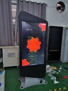 Android 7.1 OS Digital Signage Kiosk Double Sided 55'' Build In PC For Advertising
