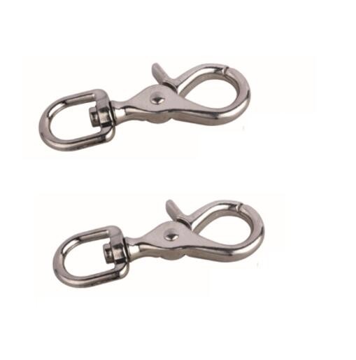 DP-5013HZ Square Eye Trigger Snap Hook Spring Snap Hook Zinc Alloy Swivel Eye