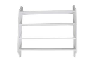 15KG Space Saving 80cm Width MDF White Multi Tier Shelf