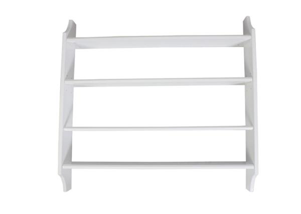 Quality 15KG Space Saving 80cm Width MDF White Multi Tier Shelf for sale