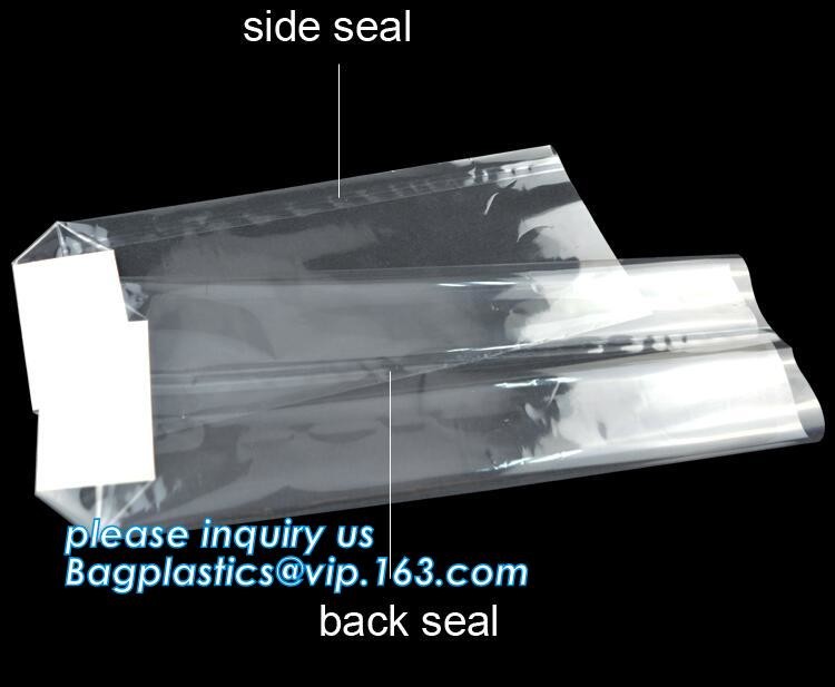 Transparent bopp/opp square block bottom bags with side gusset,Bopp Block Square Bottom Bag,Clear Square Bottom Bags,Can