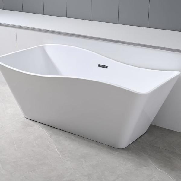 Quality Enjoy a Luxurious Bathing Experience with Acrylic Free Standing Bathtubs Lightweight and Easy to Install for sale