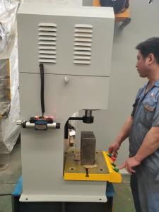 Buy cheap 2.5KN Hydraulic 2.5T Table Press Machine 2.2KW C Frame 200mm Height product