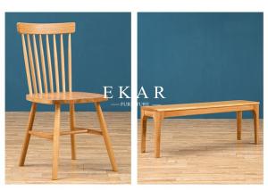 China Dining Table Set Designs Solid Oak Wood Italy Modern Furniture on sale