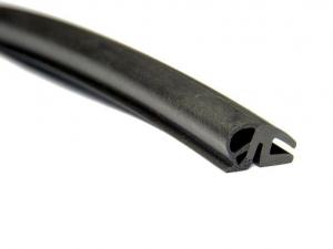 Sunroof Rubber Sealing Strip , Solid Co-extruded EPDM Rubber Seal