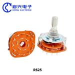 2pcs RS25 Potentiometer Rotary Band Switch 3 Pole 4 Position