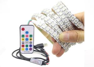 China Waterproof Usb Rgb Led Light Strip Flexible WS2812 IC With RF 17 Key on sale