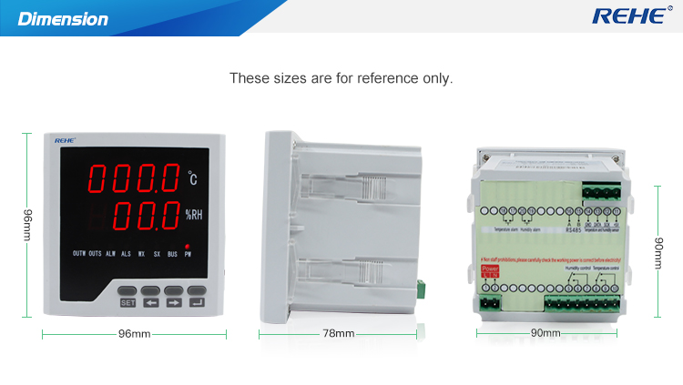 Digital humidity temperature controller and moisture controller for incubator use
