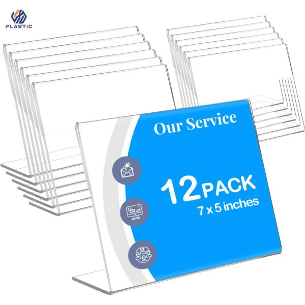 Quality Customized Your A4 Acrylic Sign Holder in Clear for Customized Business for sale